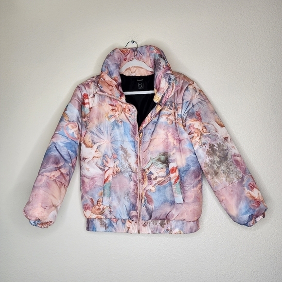 Forever 21 PREMIUM LABEL Cute Angelic Puffer Jacket S - Picture 5 of 6